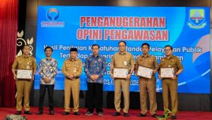 4 OPD di Pemprov Jambi Juga Terima Penganugerahan Pelayanan Publik dari Ombudsman RI 