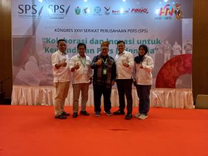 Aklamasi, Januar P Ruswita Nahkodai Serikat Perusahaan Pers Periode 2023 - 2027