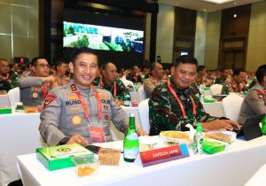 Danrem 042/Gapu Hadiri Rapim TNI-Polri 2023 yang Dibuka Oleh Presiden Joko Widodo