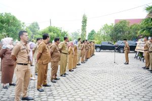 Pj Bupati Tebo Pimpin Apel Pengantar Tugas Kepala OPD Baru 