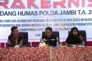 Jadi Narasumber di Rakernis Bidang Humas Polda Jambi, KI Ajak Ikuti Monev Keterbukaan Informasi