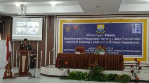 Buka Bimtek Implementasi Pengadaan Barang Jasa Melalui E-katalog, Sudirman: Khusus Konstruksi Wajib