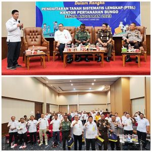 PENGUATAN KOLABORASI EMPAT PILAR DALAM RANGKA PENDAFTARAN TANAH SISTEMATIS LENGKAP (PTSL) 