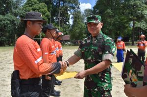 Latihan TRC  Ditutup, Danrem 042/Gapu Harap Dapat Berikan Kesiapsiagaan Atasi Karhutla