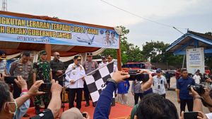 Gubernur Jambi Al Haris Lepas 2 Bus Mudik Gratis