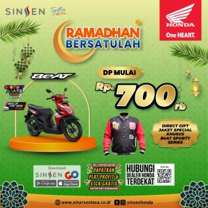 DP Hanya Rp 700 Ribu, Bisa Bawa Pulang Honda BeAT