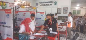 Semangat Sinergi Bagi Negeri, Sinsen Gelar Uji Kompetensi Keahlian (UKK) Mandiri Honda
