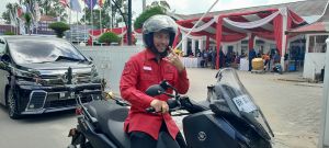 Setelah Daftarkan Bacaleg ke KPU Provinsi Jambi, Edi Purwanto Pulang Pakai Motor 
