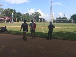 Dispora Provinsi Jambi Cek Kesiapan Pelaksanaan Olahraga Tradisional ke Stadion Mini