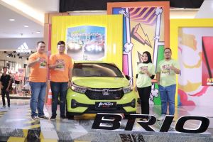 Model Terpopuler di Indonesia, New Honda Brio Hadir Sapa Masyarakat Kota Jambi