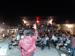 Nongkrong di Kafe, Edi Purwanto ajak Pengunjung Nyanyi Indonesia Raya