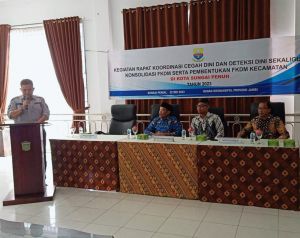 Bakesbangpol Prov Jambi Gelar Rakor Pembentukan FKDM Kecamatan di Kota Sungai Penuh 