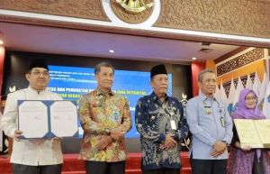 Pemkab Tanjab Barat Teken MoU dengan Kanwil Kemenkumham Jambi