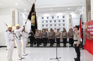 Sambut HUT Bhayangkara ke-77, Polda Jambi Gelar Upacara Pemuliaan Nilai-Nilai Luhur Tribrata