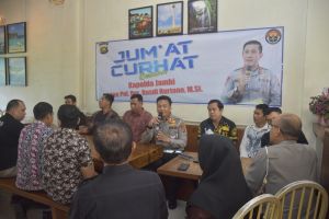 Ditlantas Polda Jambi Gelar Jum'at Curhat Bersama Asosiasi Transportir Batubara