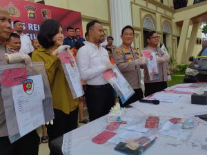 Polresta Jambi Tahan 6 Orang Tersangka Kasus TPPO