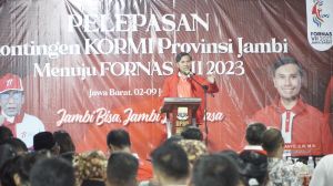 Lepas 459 Atlet Berlaga di FORNAS ke 7 Bandung, Edi Purwanto: Jaga Nama Baik Provinsi Jambi