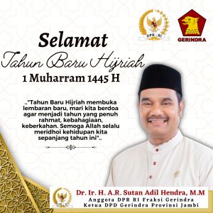 Tahun Baru Islam 1445 H, SAH Optimis Indonesia Bangkit Bersama Prabowo dan Partai Gerindra