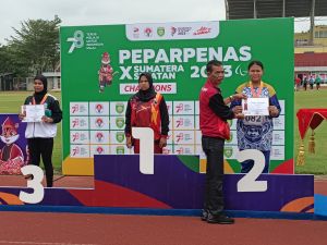 Atlet Pelajar Paralympic Jambi Sumbang Medali Kedua di Peparpenas Palembang 