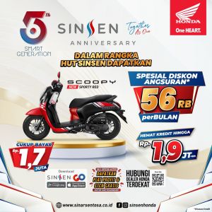 Rayakan HUT ke-56, Sinsen Tawarkan Diskon Melimpah 