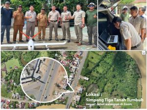 Penggunaan Teknologi Photo Udara (Pesawat Drone) Untuk PTSL Tuntas