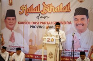 Mohon Doa Rakyat Jambi, SAH Tegaskan Prabowo Presiden Jihad Politik Gerindra Untuk Keadilan