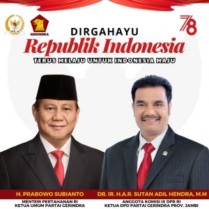 Merdeka !  SAH Maknai HUT 78 RI Untuk Melaju Indonesia Maju