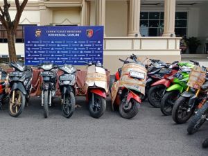 Polda Jambi Amankan Puluhan Motor Diduga Hasil Curian, Berikut Data-datanya