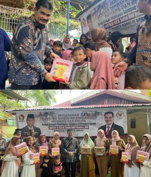 Bagikan Biskuit Gratis, SAH Sukses Tingkatkan Taraf Kesehatan Masyarakat