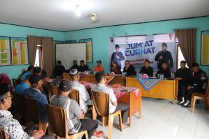 Jum'at Curhat, Yon A Por Satbrimob Polda Jambi Dengarkan Keluhan Masyarakat