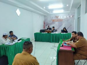 Kabag Hukum Tanjabtim dan PT Wali Sukses Makmur Adu Bukti di Sidang Ajudikasi KI Jambi