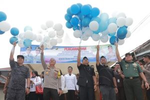 Bupati Bersama Kapolres Tanjab Barat Canangkan Kampung Nelayan Bebas Narkoba