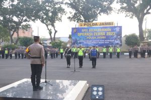 Selama Dua Pekan kedepan Polda Jambi Akan Lakukan Operasi Zebra, Ratusan Personil Diturunkan