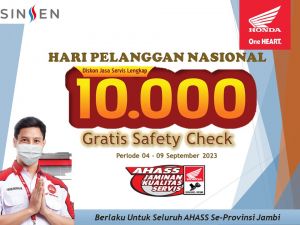 Rayakan Harpelnas, Honda Berikan Diskon Servis