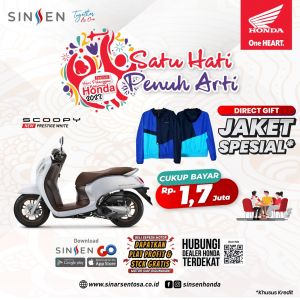 Beli Motor di Honda Sekarang, Dapatkan Plat Profit dan SKCK Gratis