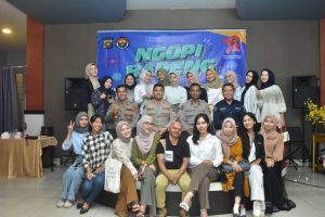 Bidhumas Polda Jambi Ngopi Bareng Penggiat Medsos dan Konten Kreator 