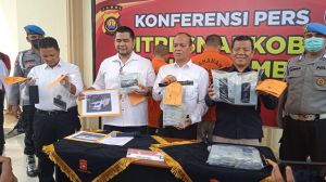 Polda Jambi Tangkap 2 Kurir dengan Barang Bukti 7,039 Gram Sabu