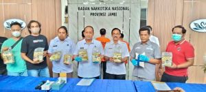 BNNP Jambi Tangkap 3 Pelaku Pengedar Narkoba, Satu Diantaranya Orang Sumsel