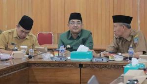 Bupati Tanjab Barat Ikuti Rakor Pengendalian Inflasi