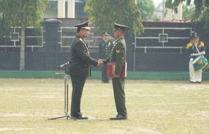 Danrem 042/Gapu Pimpin Upacara Peringatan HUT TNI ke-78 Tahun 2023