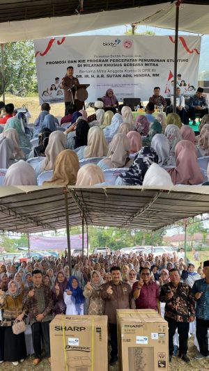 Berkunjung ke Desa Air Tenang Kerinci, SAH Sukses Koordinasi Percepatan Penurunan Stunting