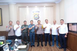 Amankan Obvitnas, Kapolda Jambi Terima Kunjungan Pihak PT. Pertamina