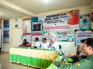 Visitasi ke Desa Aur Duri Sungai Penuh, KI Jambi Apresiasi Inovasi Desa Dalam Keterbukaan Informasi