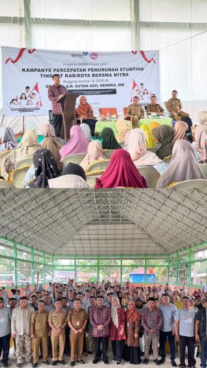 Bergemuruh, SAH Bawa Semangat Penurunan Stunting di Pauh Sarolangun