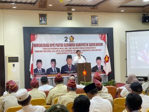 Konsolidasi Gerindra Sarolangun, SAH Tegaskan Kader Jangan Sakiti Hati Rakyat