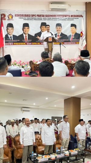 Konsolidasi Gerindra Merangin, SAH Sampaikan Konsepsi Jihad Prabowo untuk Indonesia