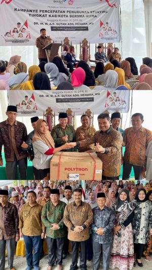 Turun Ke Tabir Merangin, SAH Bawa Semangat Penurunan Stunting untuk Anak Negeri