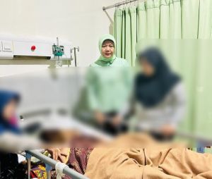 DR Nasta Trilaksmi Besuk Korban Dugaan Pemerkosaan di RSUD Raden Mattaher Jambi