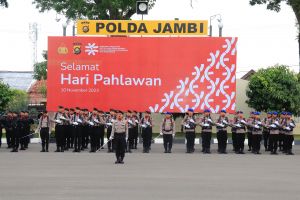 Polda Jambi Peringati Hari Pahlawan