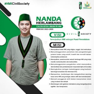 Ditetapkan Sebagai Calon Ketua Umum PB HMI, Nanda Aktivis Asal Jambi Ini Tawarkan Visi Misi Ini